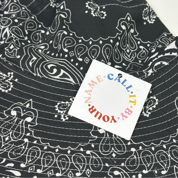 Bandana Floppy Hat by Call It By Your Name In Black  NWT main image 6